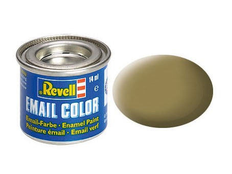 Revell 32186 - Email Farbe - khakibraun, matt - 14 ml, RAL 7008