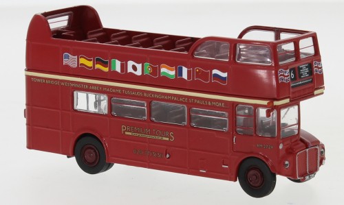 Brekina 61102 - H0 - AEC Routemaster offen, Premium Tours, Ep. III, 1960