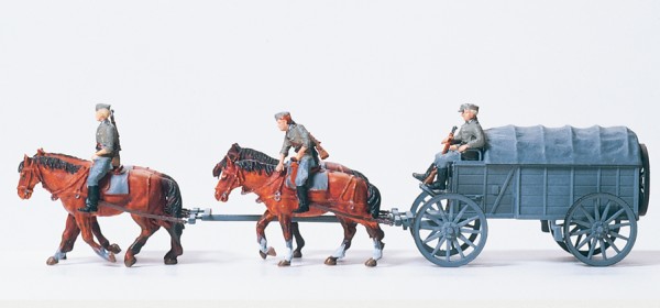 Preiser 16512 - H0 - Schwerer Heeresfeldwagen Hf. 2