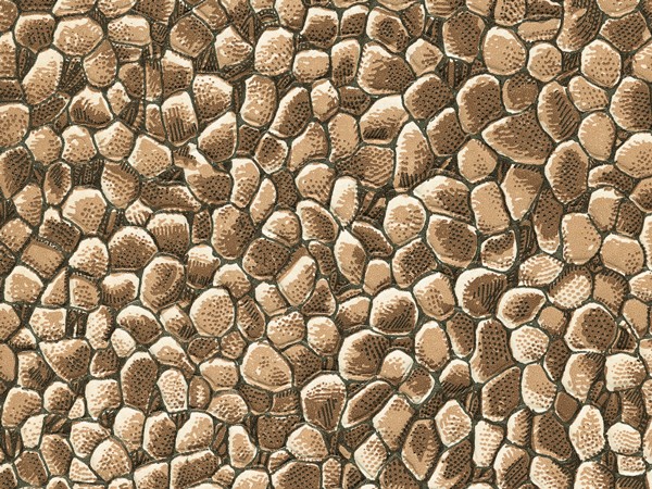 Auhagen 50503 - H0/TT - 1x Pappe Bruchsteinmauer, 22 x 10 cm