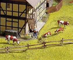 Noch 13010 - H0 - Rundholzzaun, 18 Teile