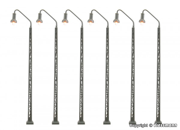 Viessmann 65856 - N - Bahnbetriebswerkleuchte, LED warmweiß 5+1, 8 cm