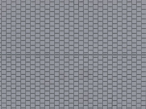 Auhagen 52423 - H0/TT - Fußsteigplatte grau, 10 x 20 cm