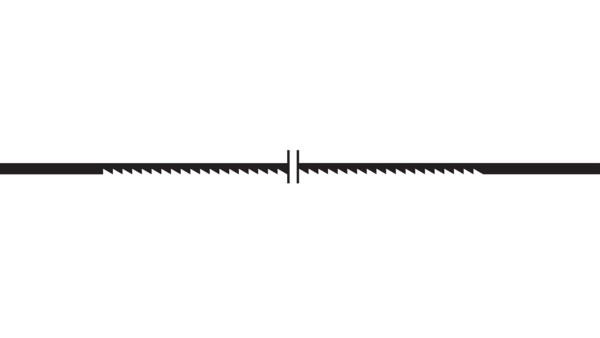 Proxxon 4528117 - Super-Cut-Laubsägeblatt für Holz, normal verzahnt, (No.5: 17 Zähne auf 25 mm), 12