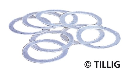 Tillig 08883 - TT - Haftreifen 14 mm, 8 Stk.