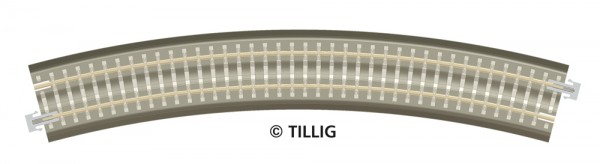 Tillig 83770 - TT - 1x BG-G BR 31: Gebogenes Gleis, R 396 mm/30°