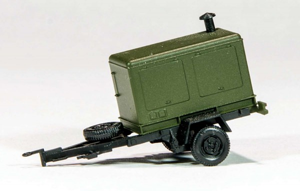 Hädl 124044 - TT - Einachsanhänger, Stromaggregat militärgrün