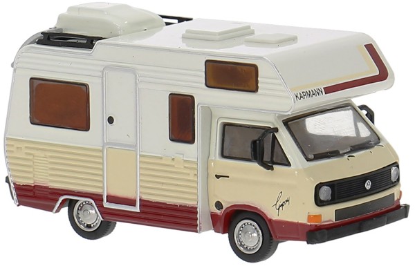 Brekina 33975 - H0 - VW T3 "Gipsy" Camper von Karmann weiß/elfenbein