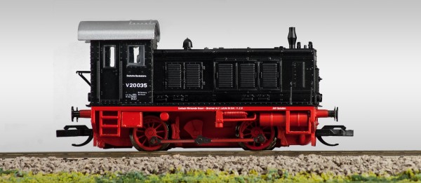 Fischer 21012201 - TT - Diesellok V 20 schwarz der DB