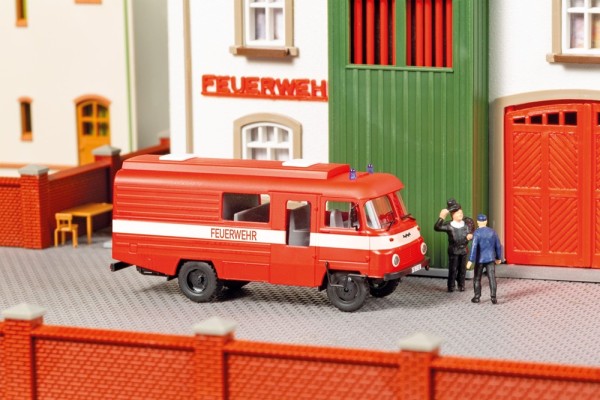 Auhagen 66061 - TT - Robur LO3000 Halbbus Feuerwehr