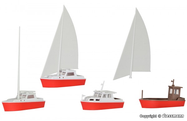 Kibri 39160 - H0 - Set Boote