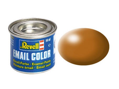 Revell 32382 - Email Farbe - holzbraun, seidenmatt - 14 ml, RAL 8001