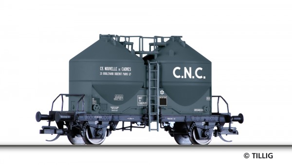 Tillig 17770 - TT - Staubsilowagen IVf "C.N.C.", eingestellt bei der SNCF, Ep. III