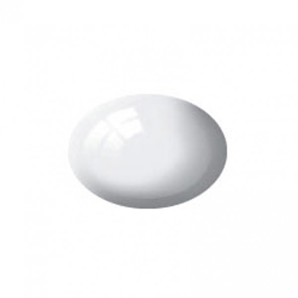 Revell 36104 - Aqua Farbe Weiß, glänzend, 18ml, RAL 9010