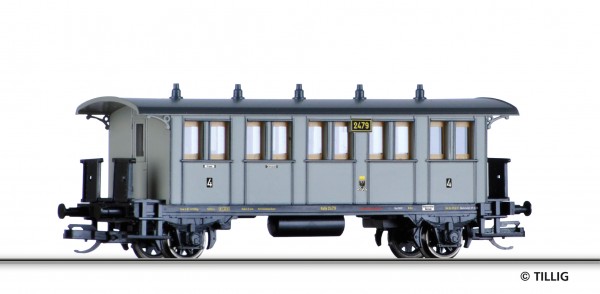 Tillig 13101 - TT - Reisezugwagen 4. Klasse der K.P.E.V., Ep. I
