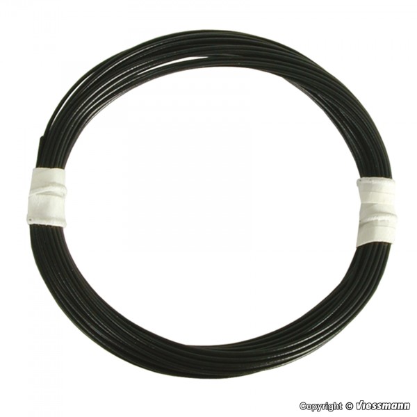 Viessmann 6890 - Extradünner Spezialdraht 0,03 mm² schwarz, 5 m
