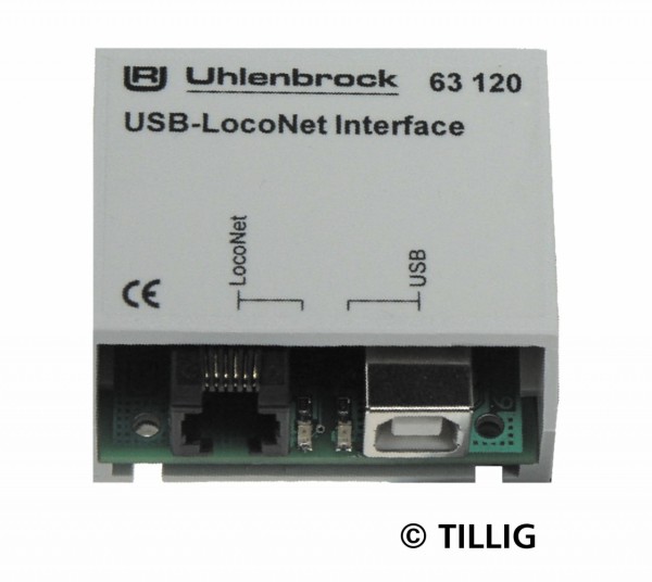 Tillig 66844 - H0/TT - USB-LocoNet Adapter (ohne Software)
