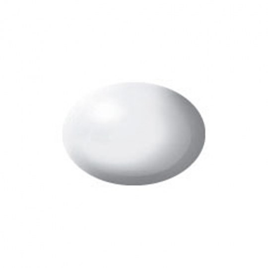 Revell 36301 - Aqua Farbe Weiß, seidenmatt, 18ml, RAL 9010
