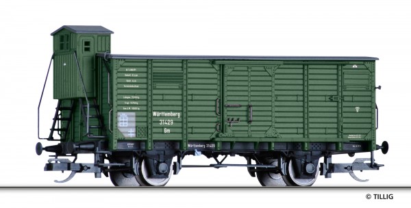 Tillig 17397 - TT - Gedeckter Güterwagen Gm der K.W.St.E., Ep. I
