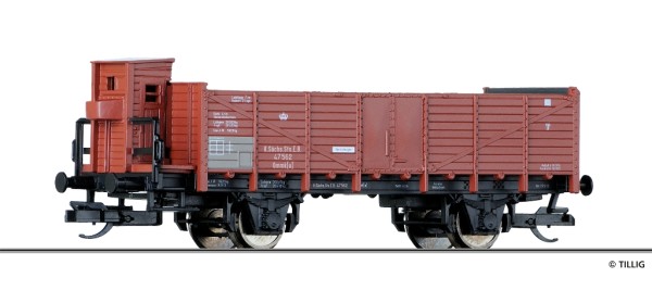 Tillig 14296 - TT - Offener Güterwagen Ommk(u) der K.Sächs.Sts.E.B., Ep. I