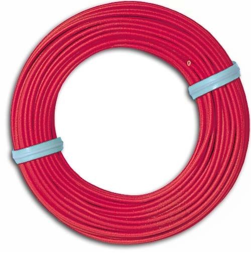 Busch 1790 - Schaltlitze rot, 10 m, 0,14 qmm