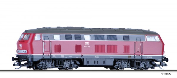 Tillig 02743 - TT - Diesellokomotive V 162 der DB, Ep. III -FORMVARIANTE-
