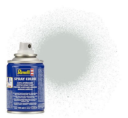 Revell 34371 - Spray hellgrau, seidenmatt - 100 ml, RAL 7035