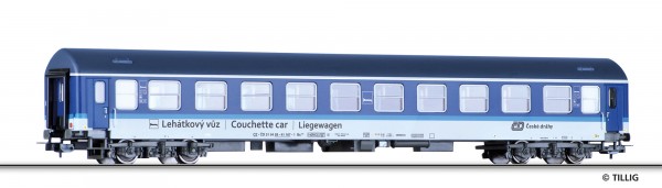 Tillig 74886 - H0 - Liegewagen 2. Klasse, Typ Y/B 70, der CD, Ep. VI