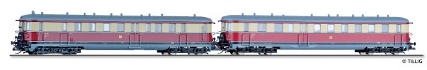 Tillig 02857 - TT - Triebwagen VT 137 mit Steuerwagen VS 145 der DR, Ep. III