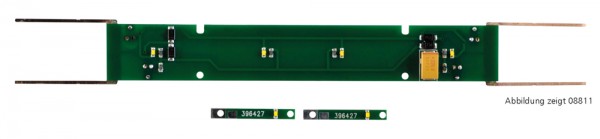 Tillig 08813 - H0m/H0e - Beleuchtungsbausatz für Schmalspurwagen (7-/8-Fenster, LüP 167 mm) -FORMNEU