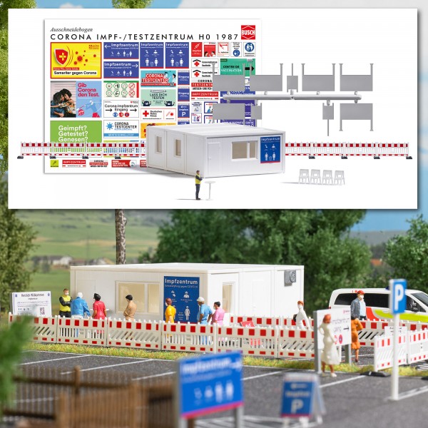 Busch 1987 - H0 - Impf-/Testzentrum