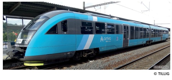 Tillig 04888 - TT - Triebwagen Reihe 642 der Arriva Vlaky s.r.o., Ep. VI