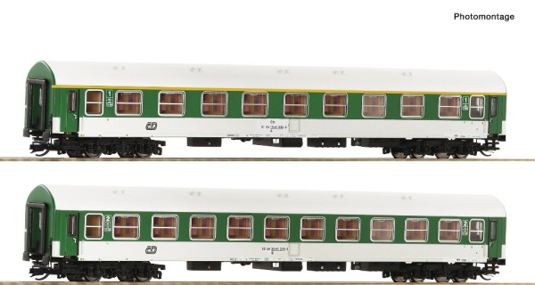 Roco 6280010 - TT - 2-tlg. Set 1: Reisezugwagen, CD, Ep.V