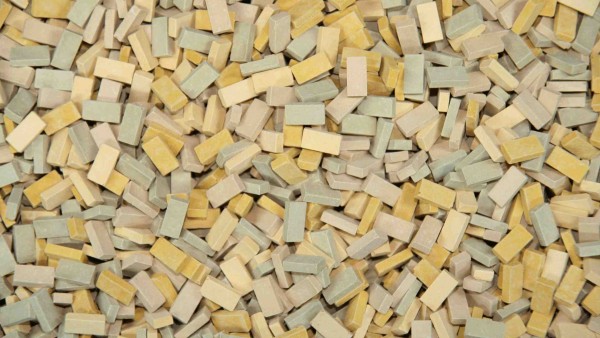Juweela 28054 - H0 - ~12.000x Ziegel (NF) beige mix