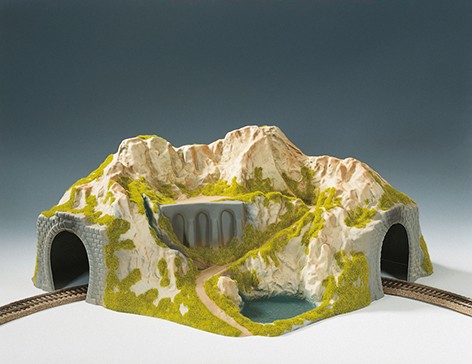 Noch 05130 - H0 - Ecktunnel 1-gleisig gebogen