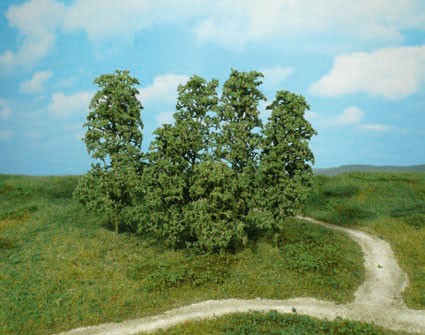 Heki 1642 - 12x Naturbäume dunkelgrün