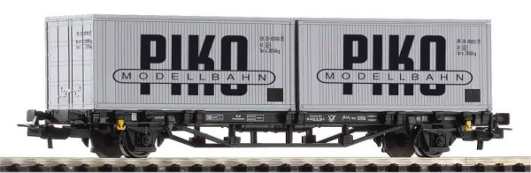 Piko 27709 - H0 - Containertragwagen VEB PIKO DR, Ep.IV 2x20"