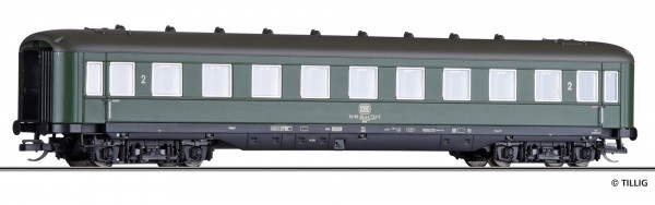 Tillig 16945 - TT - Reisezugwagen 2. Klasse Büe 366 der DB, Ep. IV
