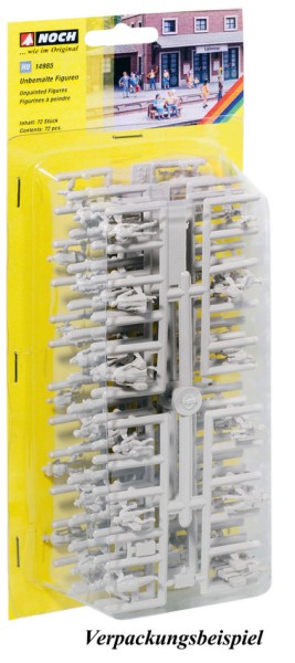 Noch 44985 - TT - 72x Unbemalte Figuren