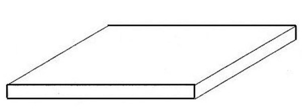 Evergreen 509008 - Weiße Polystyrolplatte 15 x 30 cm, Set mit je 1x 0,25; 0,5; 1 mm