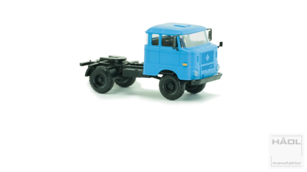 Hädl 121049-03 - TT - hellblaue IFA W50LA Speditionskabine Sattelzugmaschine, Ballonräder