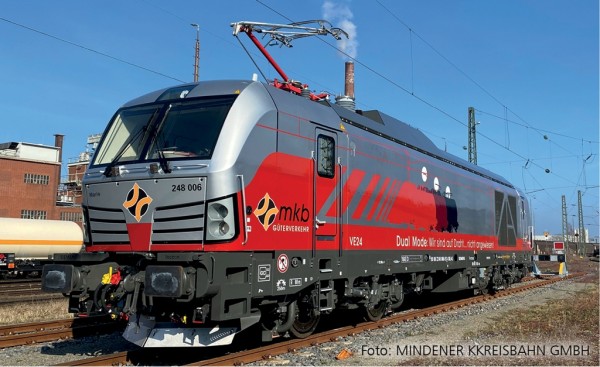 Tillig 04866 - TT - Dual Mode Lokomotive BR 248 der Mindener Kreisbahnen GmbH, Ep. VI