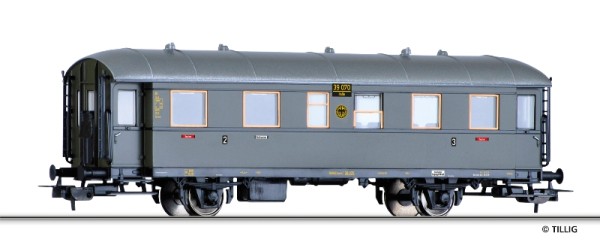 Tillig 74965 - H0 - Personenwagen 2./3. Klasse BCi-34 der DRG, Ep. II