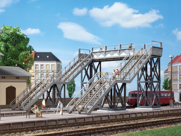 Auhagen 11363 - H0 - Fußgängerbrücke, 205 x 175 x 120 mm