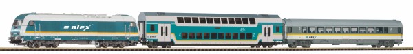 Piko 57139 - H0 - Start-Set mit Bettung Personenzug "ALEX"