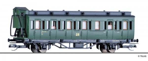 Tillig 13153 - TT - Reisezugwagen 2. Klasse der DR, Ep. III