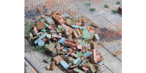 Juweela 28277 - H0 - Industrieschrott bunt angerostet (75g)