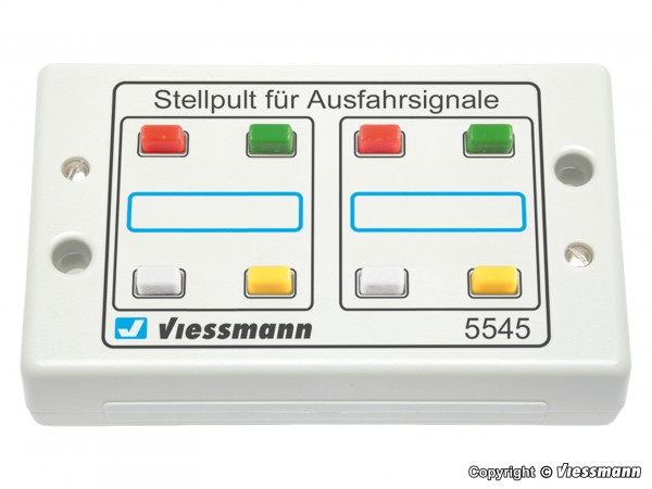 Viessmann 5545 - Tasten-Stellpult 4-begriffig