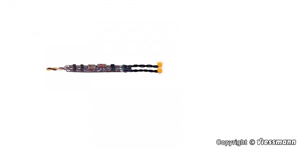 Viessmann 5270 - Mini-LED gelb 2 Stk. mit Mikro-Blinkelektronik