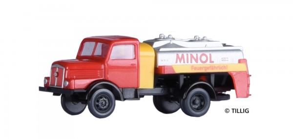 Tillig 19064 - TT - LKW H3A Tankwagen "MINOL"